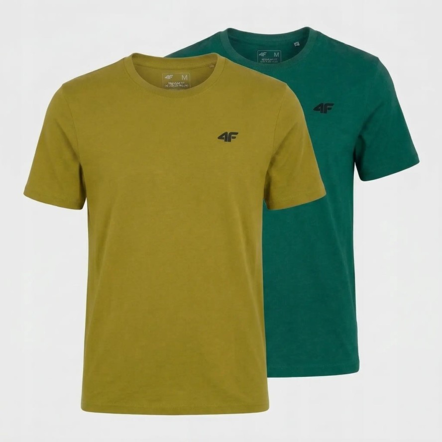 KOSZULKA MĘSKA LIMITOWANA 4F T-SHIRT KOMPLET ZESTAW 2 SZTUKI 4XL M3948 SS26