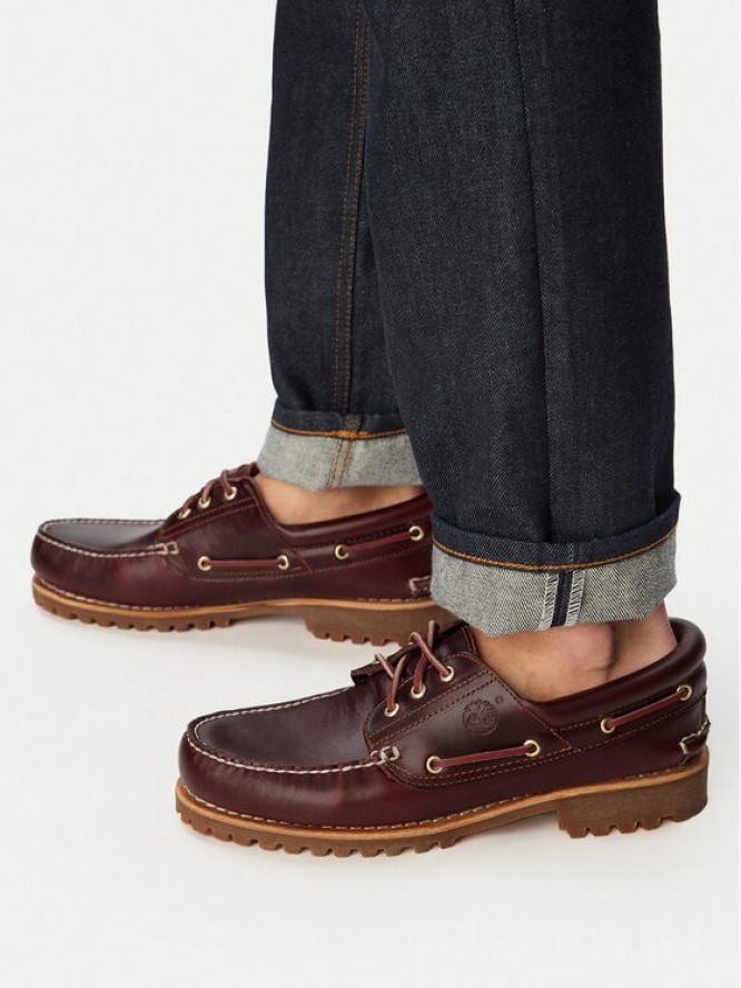 Timberland Mokasyny Authentics Boat 3 Eye Classic TB0500096481 Brązowy