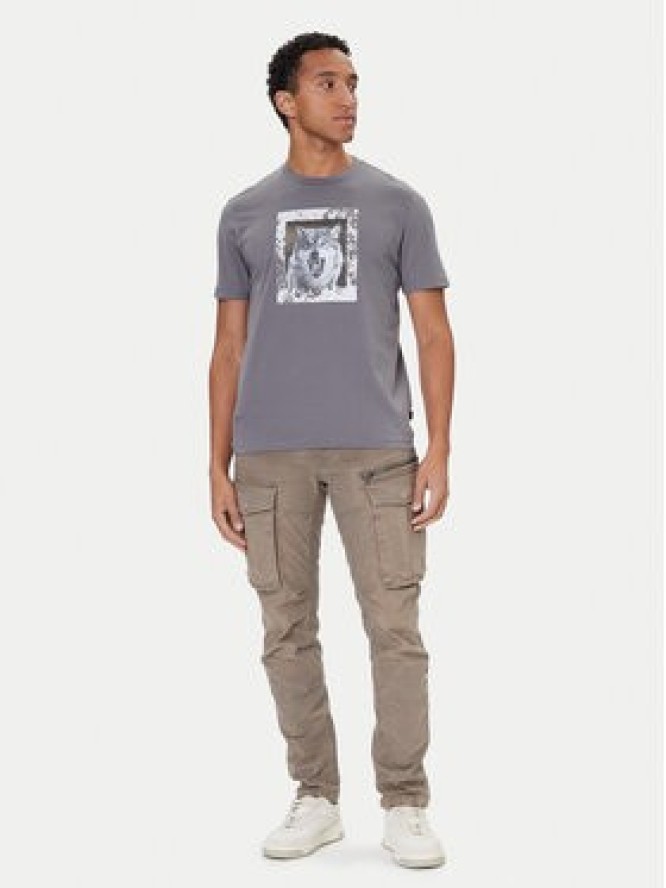 BOSS T-Shirt Lupo 50554615 Szary Regular Fit