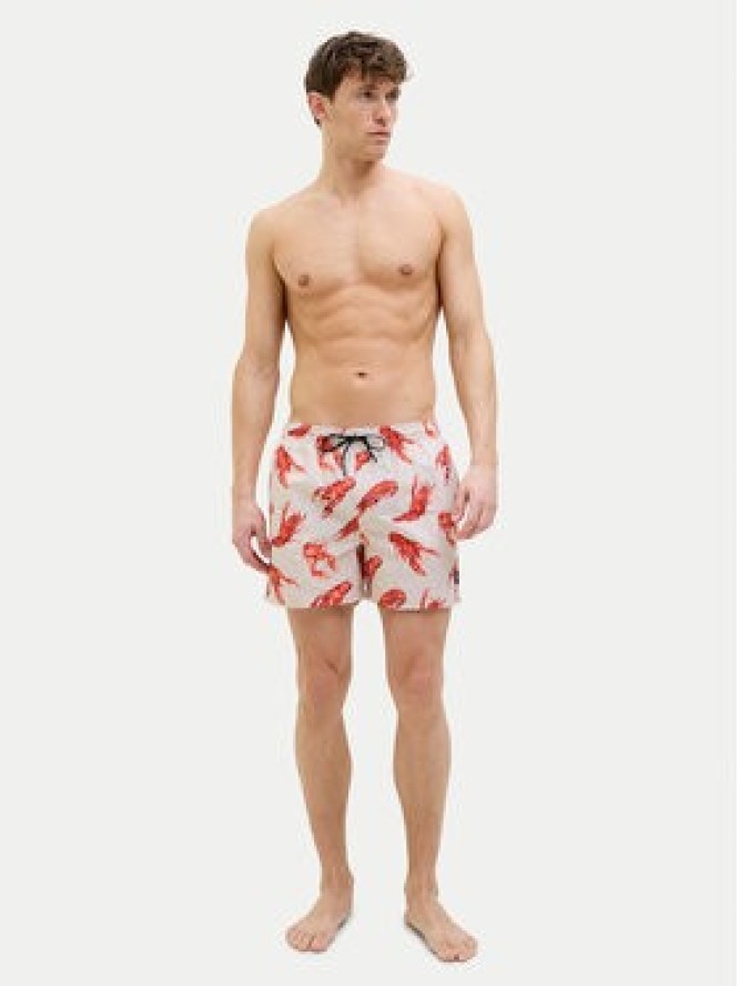 Jack & Jones Szorty kąpielowe Maui 12272809 Beżowy Regular Fit