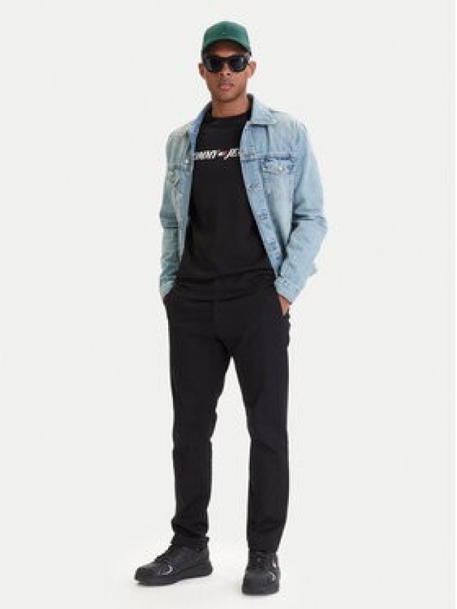 Tommy Jeans T-Shirt DM0DM22548 Czarny Regular Fit