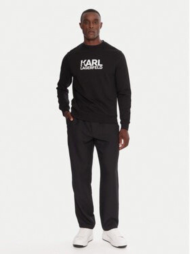 KARL LAGERFELD Bluza 705091 554917 Czarny Regular Fit