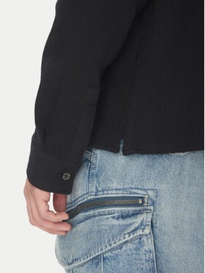 HUGO Koszula Ekynone 50534184 Czarny Oversize