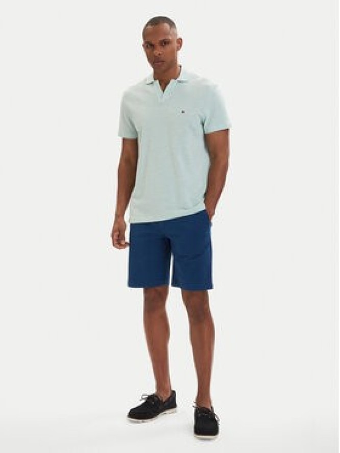 Tommy Hilfiger Szorty materiałowe Denton 9.5 MW0MW42351 Niebieski Slim Fit