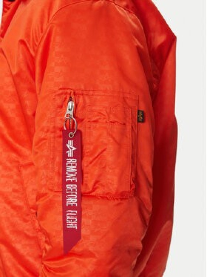 Alpha Industries Kurtka bomber Coach Logo 156145 Pomarańczowy Regular Fit