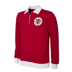 Kurtka/bluza retro piłkarska - Dorośli - SL Benfica 1962-63 - Czerwona