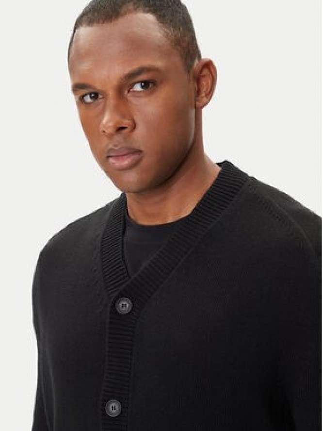 Armani Exchange Kardigan XM001914 AF14008 UC001 Czarny Regular Fit