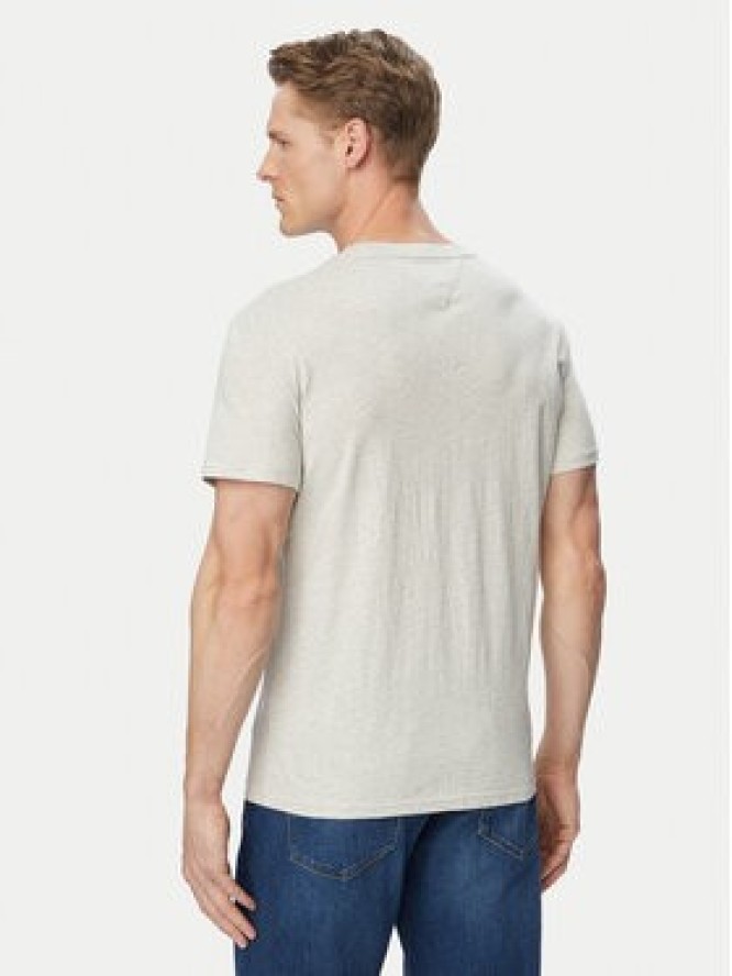 Tommy Jeans T-Shirt Graphic DM0DM23376 Szary jasny Slim Fit
