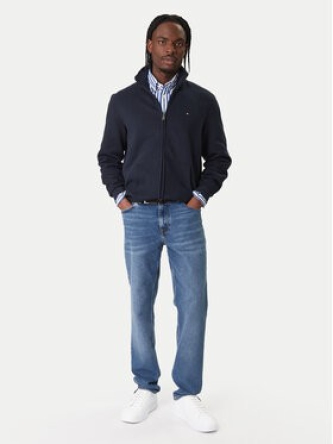 Tommy Hilfiger Bluza Essential MW0MW41759 Granatowy Regular Fit