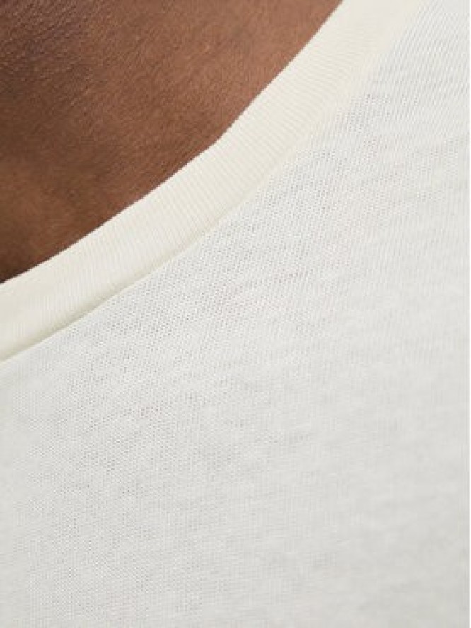 Jack & Jones T-Shirt Almeria 12276962 Beżowy Regular Fit