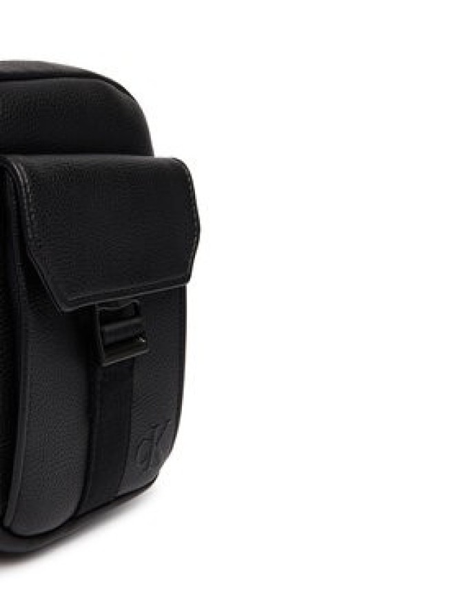 Calvin Klein Saszetka Webbing Strap Slim Reporter LV04D3281G Czarny
