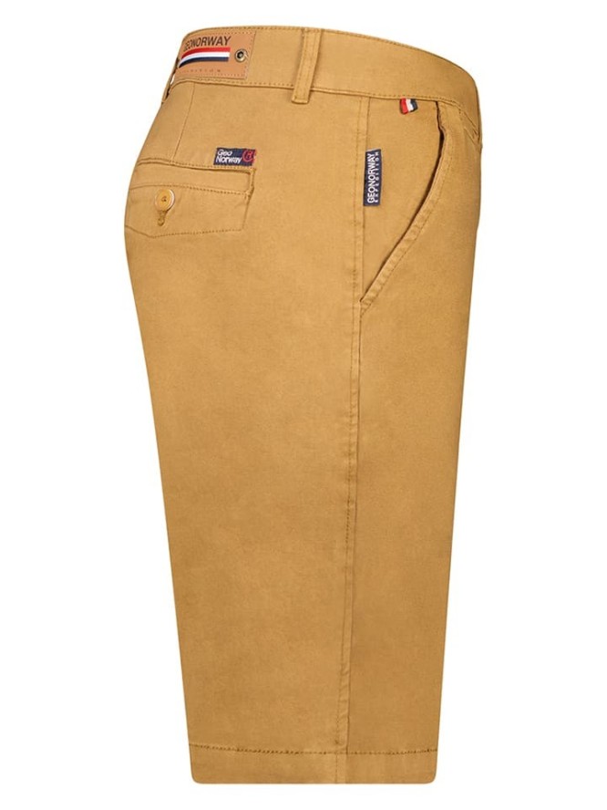 Geographical Norway Bermudy w kolorze jasnobrązowym rozmiar: S