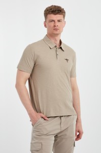 Polo męskie z haftem AERONAUTICA MILITARE