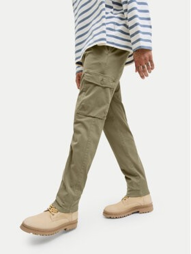 Jack & Jones Spodnie materiałowe Stace Arthur 12282388 Khaki Regular Fit