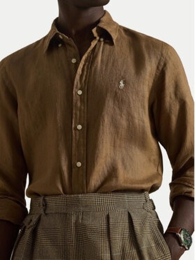 Polo Ralph Lauren Koszula 710966294505 Brązowy Regular Fit