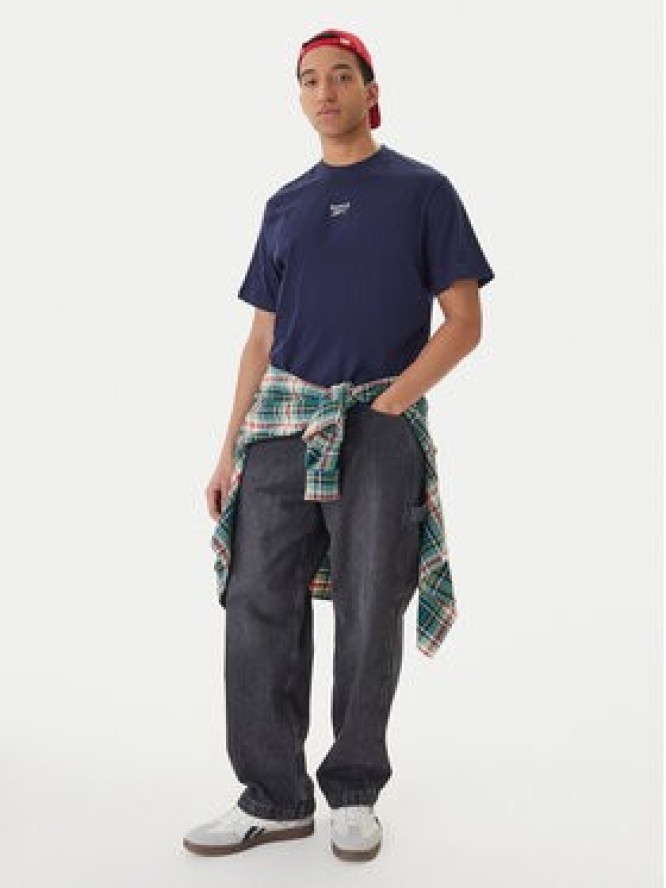 Reebok T-Shirt Branagan RK25561CCM Granatowy Regular Fit