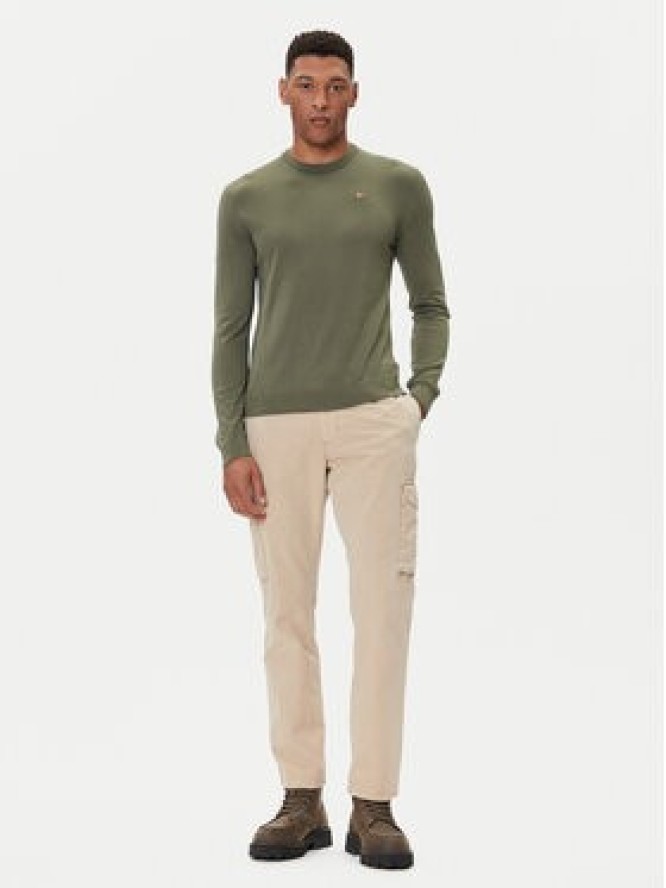 Napapijri Sweter Droz NP0A4I2G Zielony Regular Fit