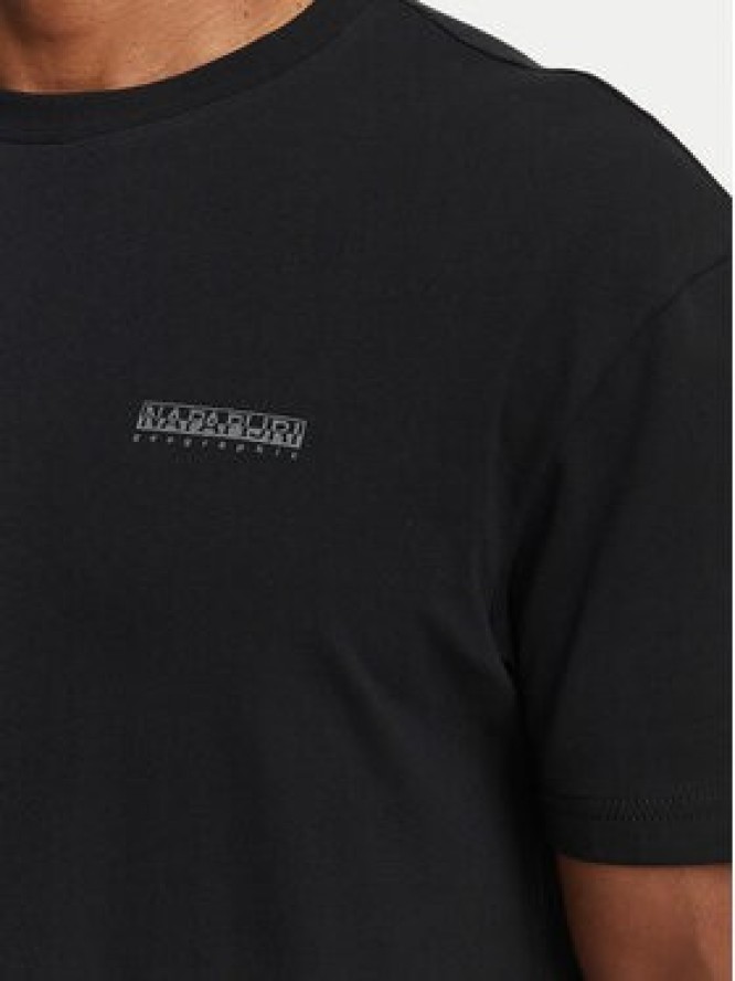 Napapijri T-Shirt Yourte NP0A8AU2 Czarny Relaxed Fit