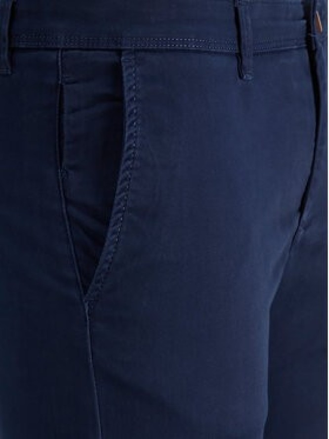 Jack & Jones Chinosy Marco 12150148 Granatowy Slim Fit