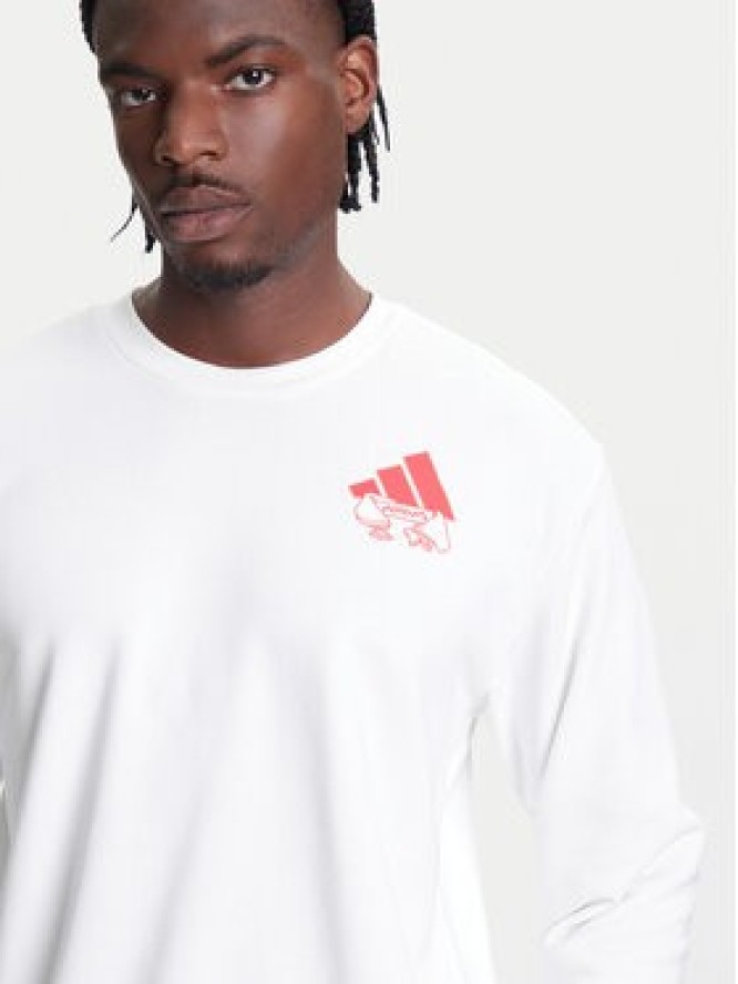 adidas Bluza Food Noodle Graphic JW4347 Biały Regular Fit