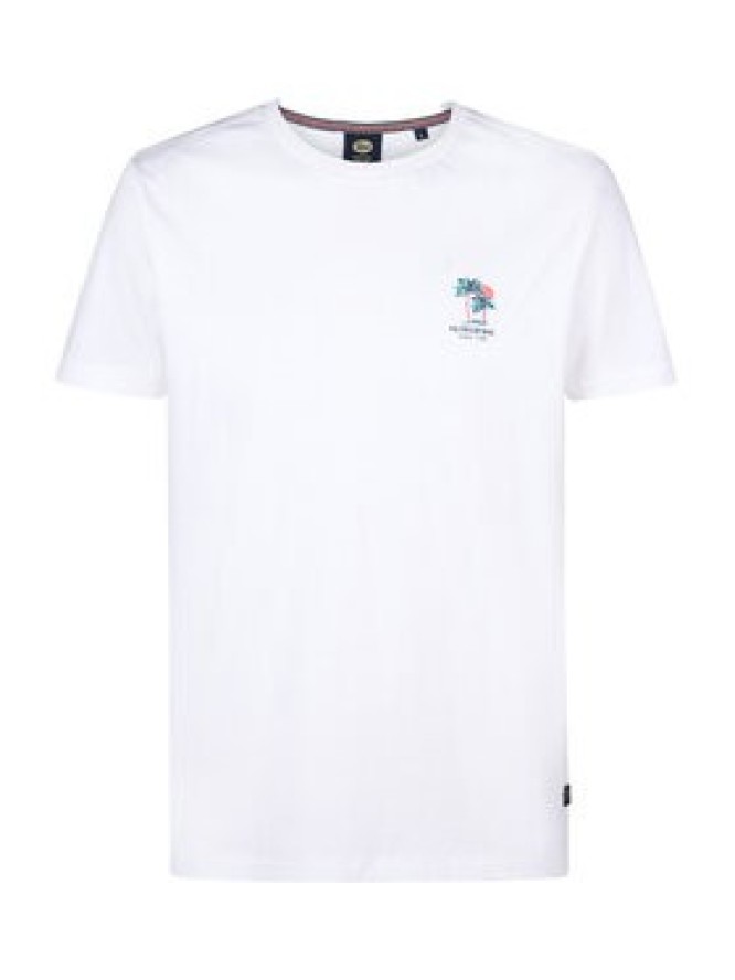 Petrol Industries T-Shirt M-1050-TSR644 Biały Regular Fit