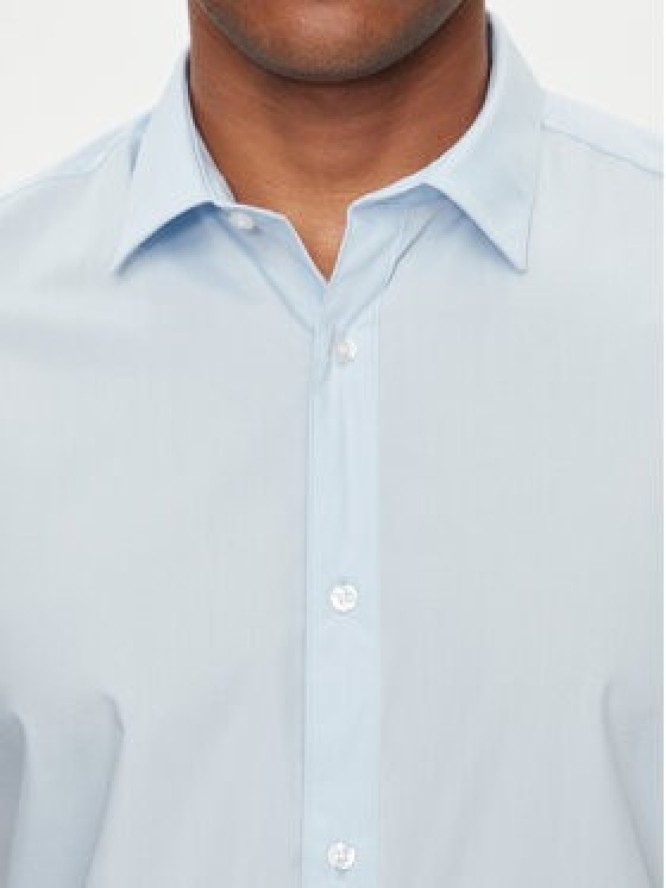 Jack & Jones Koszula Joe 12195062 Błękitny Slim Fit