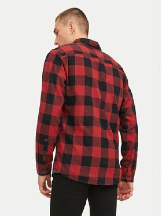 Jack & Jones Koszula Gingham 12181602 Czerwony Slim Fit