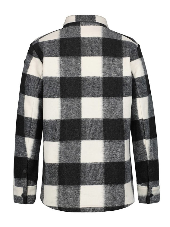 LUHTA Kurtka koszulowa "Haapavesi" w kolorze czarno-białym rozmiar: 54