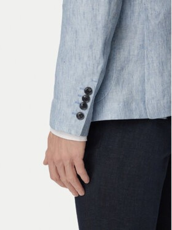 JOOP! Marynarka Hoverest 30102592 Niebieski jasny Slim Fit