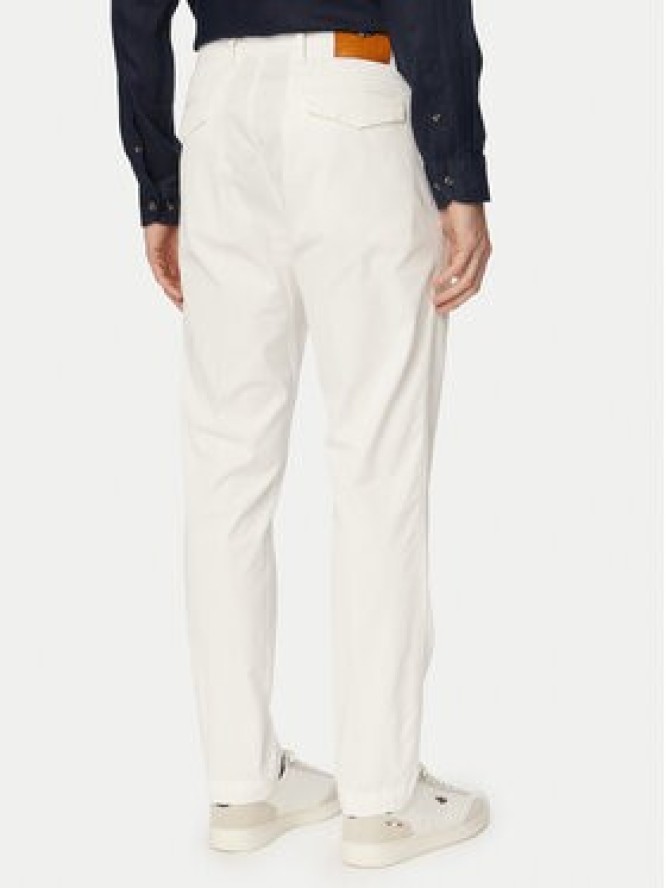 Aeronautica Militare Spodnie materiałowe 261PA1711UCT04292 Biały Regular Fit