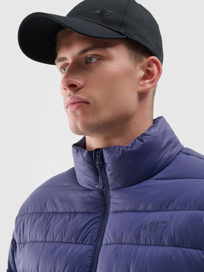 4F Kurtka puchowa z syntetycznym wypełnieniem męska - granatowa S