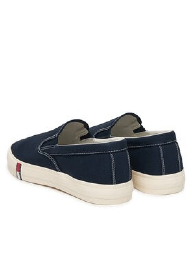 Tommy Jeans Tenisówki Archive Vulc. Y2K Slip On EM0EM01675 Granatowy