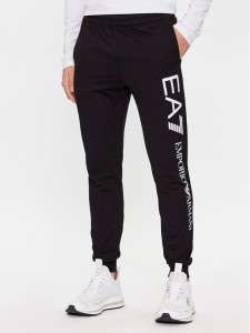 EA7 Emporio Armani Spodnie dresowe 7M000571 AF13512 MC001 Czarny Regular Fit