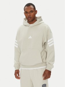 adidas Bluza Future Icons 3-Stripes JW7099 Beżowy Regular Fit