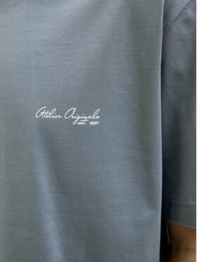 Jack & Jones T-Shirt Islington 12273015 Niebieski Loose Fit