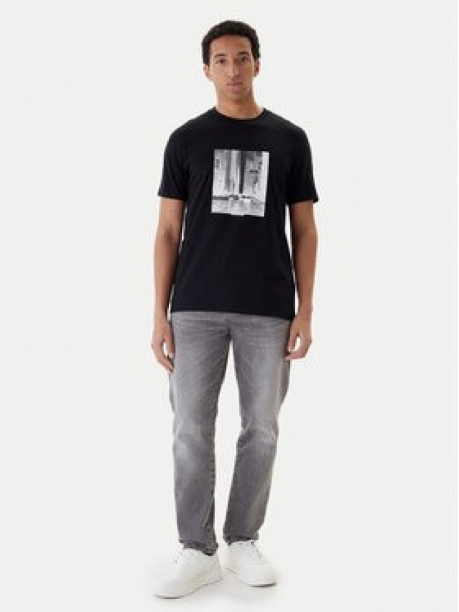 HUGO T-Shirt Deyss 50553755 Czarny Regular Fit