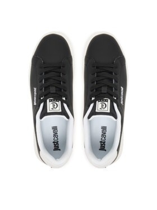 Just Cavalli Sneakersy 80QA3SB6 ZPC25 Czarny