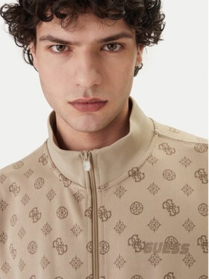 Guess Bluza Z6GQ07 K2849 Beżowy Relaxed Fit