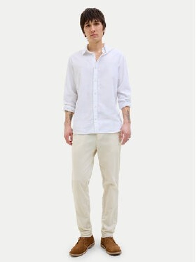 Jack & Jones Chinosy Stace 12248604 Écru Tapered Fit