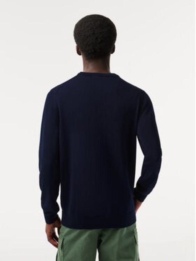 Lacoste Sweter AH1985-166 Granatowy Regular Fit