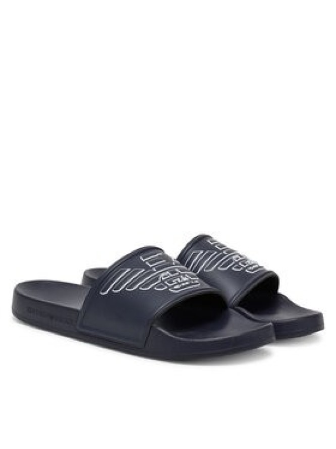 Emporio Armani Klapki XVPS11 XR273 K578 Granatowy