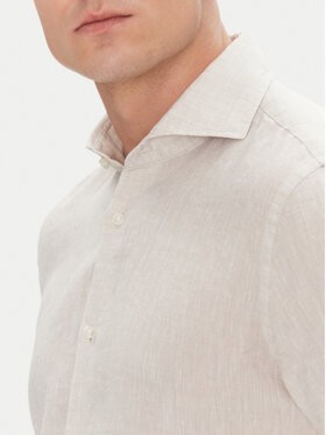 JOOP! Koszula 17 JSH-146Pai-W 30046075 Écru Slim Fit