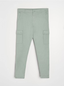 Spodnie cargo jogger - zielony