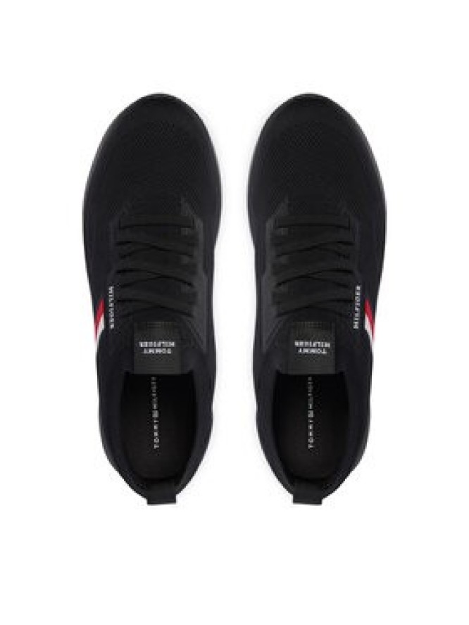 Tommy Hilfiger Sneakersy Lightweight Knitted Runner FM0FM05756 Czarny