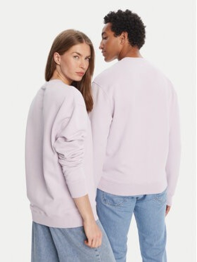 AMI Paris Bluza HSW060.730 Fioletowy Regular Fit