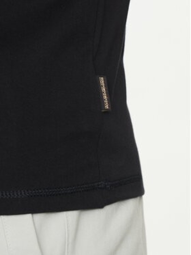 Napapijri T-Shirt S-Vanni NP0A4IEA Czarny Regular Fit