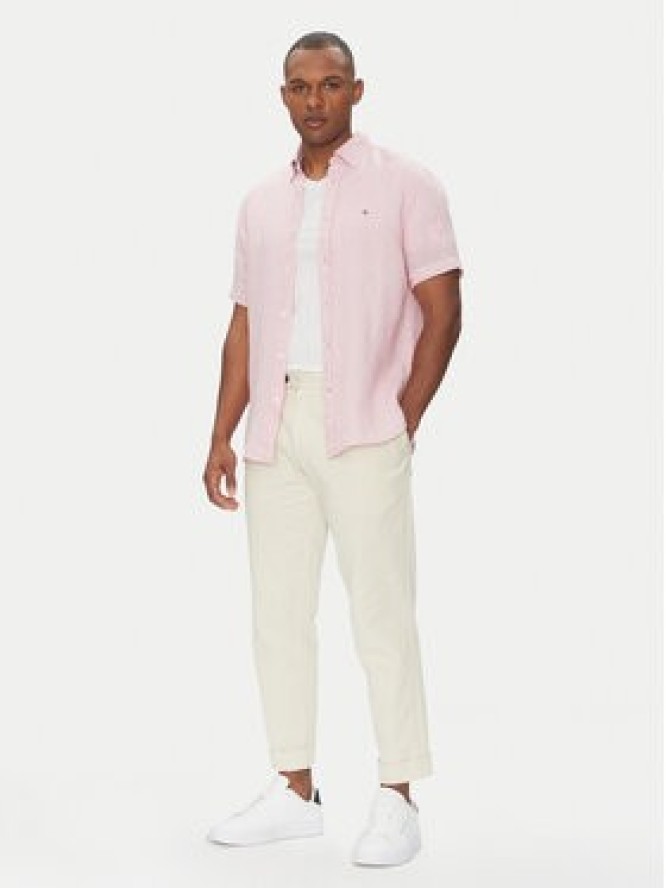 Tommy Hilfiger Koszula MW0MW35207 Różowy Regular Fit