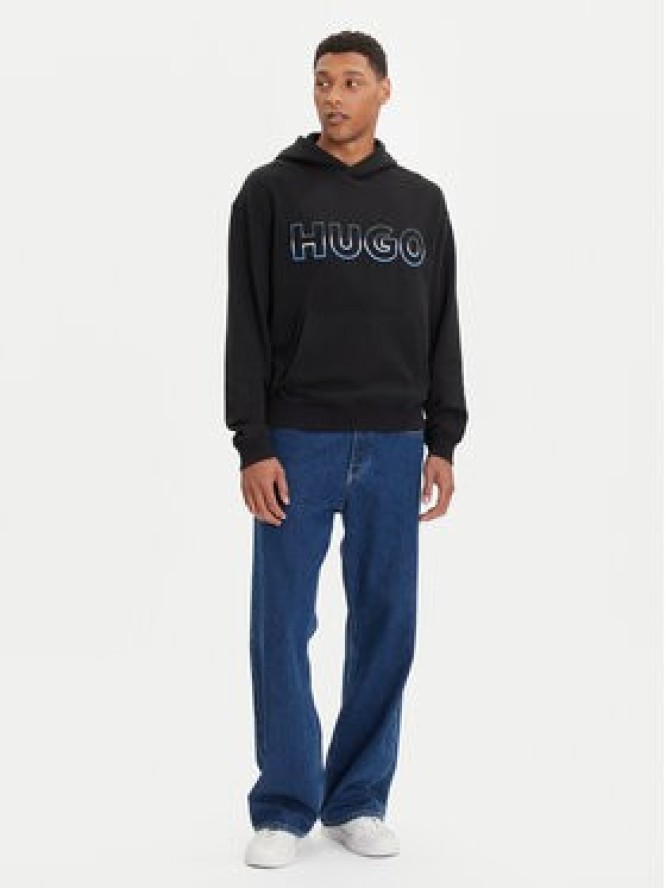 HUGO Bluza Nogudi 50549151 Czarny Regular Fit