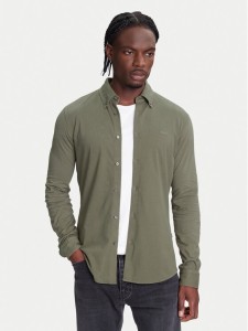 BOSS Koszula Myjersey 50543089 Zielony Slim Fit
