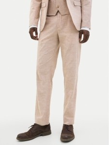 Jack & Jones Chinosy Riviera 12228724 Beżowy Slim Fit